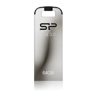 Silicon Power Jewel J10 64GB Flash Drive Silver (SP064GBUF3J10V1K-N)